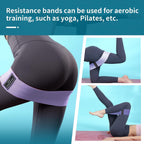 Resistance Bands Sets Portable Exercise Loops for Legs and Hip 3 Resistance Level Workout Weight Bands with Non-Slip Design Workout Flexbands for Home Gym Office Yoga Pilates