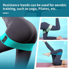 Resistance Bands Sets Portable Exercise Loops for Legs and Hip 3 Resistance Level Workout Weight Bands with Non-Slip Design Workout Flexbands for Home Gym Office Yoga Pilates