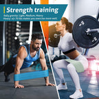 Resistance Bands Sets Portable Exercise Loops for Legs and Hip 3 Resistance Level Workout Weight Bands with Non-Slip Design Workout Flexbands for Home Gym Office Yoga Pilates