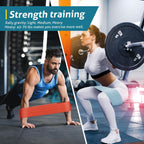 Resistance Bands Sets Portable Exercise Loops for Legs and Hip 3 Resistance Level Workout Weight Bands with Non-Slip Design Workout Flexbands for Home Gym Office Yoga Pilates