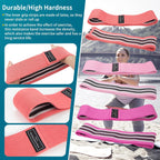 Resistance Bands Sets Portable Exercise Loops for Legs and Hip 3 Resistance Level Workout Weight Bands with Non-Slip Design Workout Flexbands for Home Gym Office Yoga Pilates