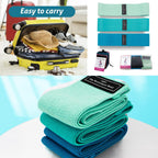 Resistance Bands Sets Portable Exercise Loops for Legs and Hip 3 Resistance Level Workout Weight Bands with Non-Slip Design Workout Flexbands for Home Gym Office Yoga Pilates