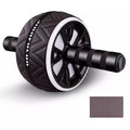 Pro Abs Roller Exercise Wheel Abdominal Core Strength Workout Muscle Cruncher---Black